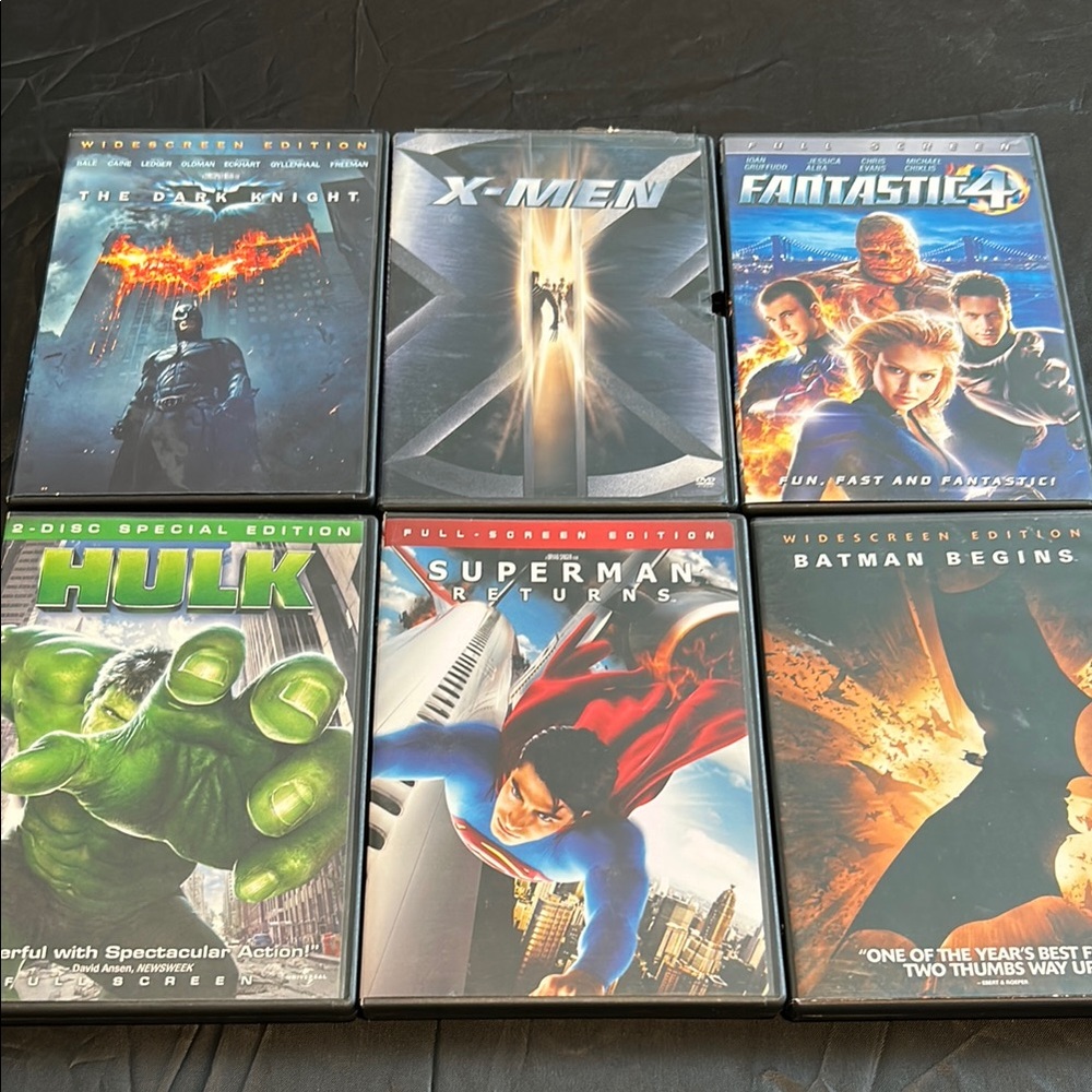 Superhero Movie Collection DVD Set